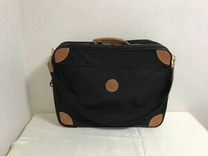  genuine article Long Champ LONGCHAMP original leather nylon 2wayteka big Boston ga- men to business bag back black lady's men's travel travel suit 