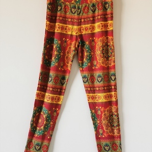 ★エスニック レギンス マンダラプリント ★送料込新品C★アジアン スパッツ 柄レギンス ヨガパンツ ヨガ フィットネス ピラティス