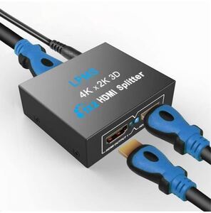 【新品】HDMI 分配器 1入力2出力 HDMI分配器 1x2サポート4K