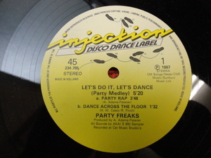 Party Freaks - Let's Do It, Let's Dance オリジナル原盤 12 ノリノリ名曲メドレーPOPダンス PARTYラップ　視聴