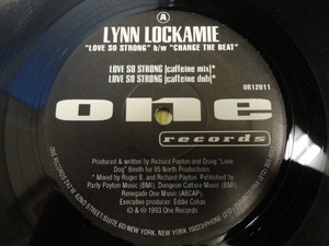 Lynn Lockamie - Love So Strong / Change The Beat オリジナル原盤 12 アップリフトHOUSE ROGER S 視聴