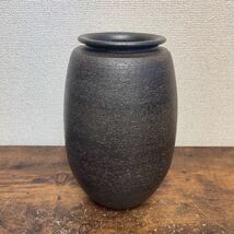 △花器　陶器製　飾り花瓶　和風　床の間　玄関　高さ27.5cm 中古品_画像2