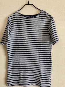 ボーダーカットソー 半袖