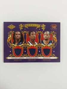 demarre carrol hasheem thabeet sam young 10-11 panini crown royale rookie royalty 180/499 jersey グリズリーズ ジャージ カード