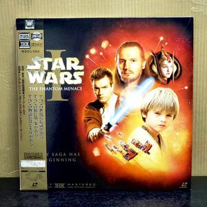 ** long-term keeping goods / present condition delivery laser disk /LD-G/ scenario disk /STAR WARS THE PHANTOM MENACE **