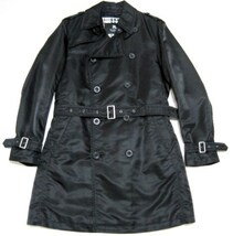 サイズ L 新品 同様 BURBERRY BLACK LABEL 希少 ライナー付 ポコノ ナイロン トレンチ コート 黒 ジャケット バーバリー ブラックレーベル_画像3