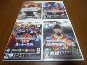 S21【即日配送 送料無料 動作確認済】 Wiiソフト ウイニングプレーメーカー 2008 2010 蒼き侍の挑戦 2011