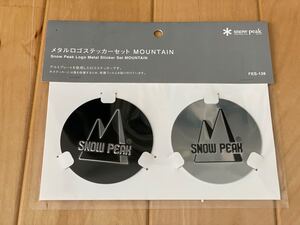 スノーピーク メタルロゴステッカーセット MOUNTAIN FES-138