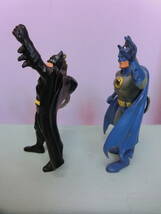 BATMAN バットマン PVCフィギュア キーチェーン人形 2体セット コミックスペイン Comics Spain & バリー BULLY DCコミック 80sビンテージ_画像5