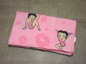  Vintage 90's*BETTY BOOP общий рисунок bed простыня 226cm×192cm*210617s8-fbrbeti Chan Flat ткань ткань ткань 