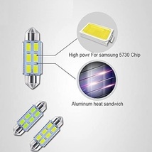 T10×36mm(37mm) 6SMD 最新 5730チップ ホワイト　2個セット_画像4