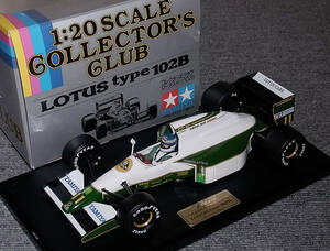  including carriage Tamiya 1/20 Lotus jado102B is  memory 1991 LOTUS JUDD HAKKINEN Tamiya collectors Club 