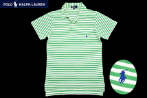 Y-1774★送料無料★超美品★Polo by Ralph Lauren ポロ ラルフローレン★正規品 一般未発売 ポケット ポニー刺繍 半袖 ポロシャツ 150cm_画像1