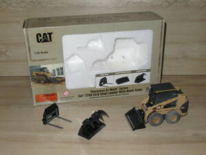 匿名送料無料 ★廃番 箱付き ☆CAT 226B Skid Steer Loader キャタピラー 建機ミニチュア ☆At Work Series 1/32 ★即決！