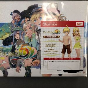 ルーンファクトリー5 premium BOX GEO(ゲオ)限定特典衣装エルフと隠れた王家の水着セット新米隊員お助けアイテムパック
