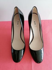  beautiful goods! miu miu MiuMiu pin heel pumps 20591020