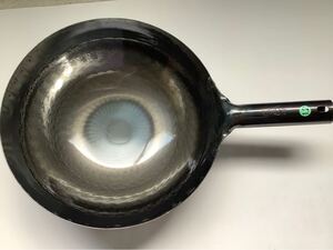 山田工業所 鉄製 打出片手中華鍋 北京鍋 30センチ 1.2ミリ厚 未使用 新品