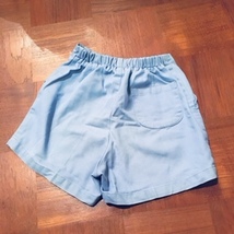 男児　幼稚園　夏服　制服ズボン　size/ LL　水色　半ズボン　洗い替え_画像2
