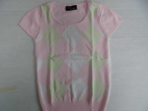 !CECIL McBEE( Cecil McBee )! * short sleeves knitted (M)~