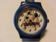 レア―＊当時物＊電池交換１０００円＊シチズン＊CITIZEN＊7630-A40206＊WACKY RACES＊ワッキーレース＊当時ベルト？＊0627-06_画像1