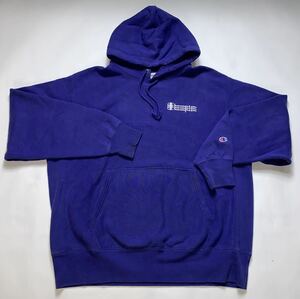 Champion リバースウィーブ スウェット プルオーバー パーカー チャンピオン 紫 青タグ US L XXL 古着