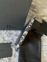 Dior ディオール　オブリーク ジャガード　ブラックカーフレザー　カードケース　財布　型番　2CACH068YKY　トロッター　定価約6万円_画像9
