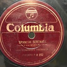 1994 SP盤 10インチ レコード 「スパニッシュ・セレナーデ」「ホフマンの舟唄」当時物 SPANISH SERENADE TALES OF HOFFMANN コロムビア_画像2