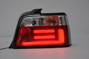 BMW E36sedan 3DLightバー仕様LEDTail lampランプ　レッドクリア