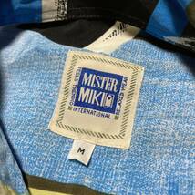 MISTER MIKI 80's 90's ポリエステル ガラシャツ 半袖シャツ M_画像4