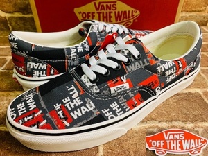 ★USA企画/28,5cm！新品.バンズ.VANS.エラ.OFF THE WALL.総柄.スニーカー.箱付き.サーフスケーターアメカジ.西海岸カリフォルニアスタイル