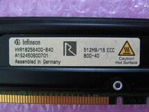 INFINEON (HYR1825640G-840) PC800-40 512MB ECC付 ★2枚組（計1GB）★_画像3