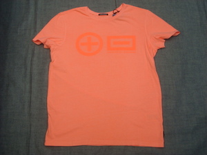 新品CHIEMSEE(キムジー)メンズTシャツSABANG 92 NEON ORANGE (S) ・・実物は、もう少し明るい感じです！