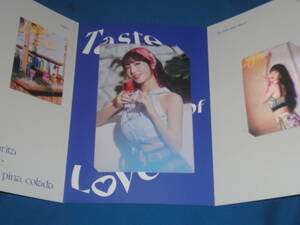 BOOKLET（レンティキュラーフォトカード+テイスティングカード）momo モモ　セット　★　TWICE 『Taste of Love』封入　★