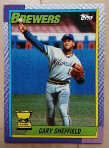 ★GARY SHEFFIELD TOPPS ROOKIE CUP BASEBALL 2005 #718 MLB メジャーリーグ 大リーグ RC ゲイリー シェフィールド BREWERS ブルワーズ