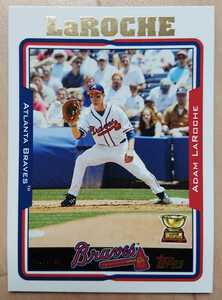 ★ADAM LAROCHE TOPPS ROOKIE CUP BASEBALL 2005 #624 MLB メジャーリーグ 大リーグ RC アダム ラローシュ ATLANTA BRAVES ブレーブス