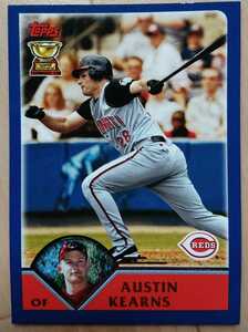 ★AUSTIN KEARNS TOPPS ROOKIE CUP BASEBALL 2005 #70 MLB メジャーリーグ 大リーグ RC オースティン カーンズ CINCINNATI REDS レッズ