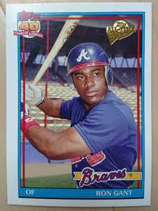 ★RON GANT TOPPS ALL TIME FAN FAVORITES 2005 #30 MLB メジャーリーグ 大リーグ ロン ガント ATLANTA BRAVES アトランタ ブレーブス