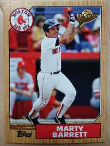 ★MARTY BARRETT TOPPS ALL TIME FAN FAVORITES 2005 #101 MLB メジャーリーグ 大リーグ マーティ バレット BOSTON RED SOX レッドソックス