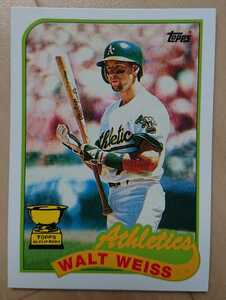 ★WALT WEISS TOPPS ROOKIE CUP BASEBALL 2005 #316 MLB メジャーリーグ 大リーグ RC ウォルト ワイス OAKLAND ATHLETICS アスレチックス