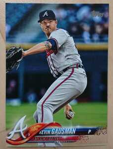 ★KEVIN GAUSMAN TOPPS 2018 UPDATE MLB メジャーリーグ 大リーグ ケビン ゴーズマン ATLANTA BRAVES ブレーブス GIANTS ジャイアンツ