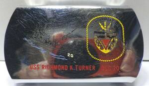 76年以前 ZIPPO 『USS RICHMOND K.TURNER DLG 20 ミリタリー　ベルトバックル　希少！』