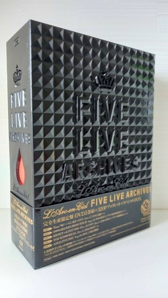 ★限定生産盤 L'Arc～en～Ciel/FIVE LIVE ARCHIVES ラルク