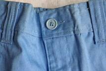 1565-水色　昭和　男の子　少年　男児　ハーフパンツ　半ズボン　水色　ブルー　綿・ポリ　130㎝　マクレオード　未使用　長期保管品　_画像4