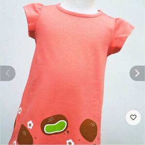 【即決OK新品タグ付】オジコ 4A 肩フリル ワンピース うぐいす 送料無料