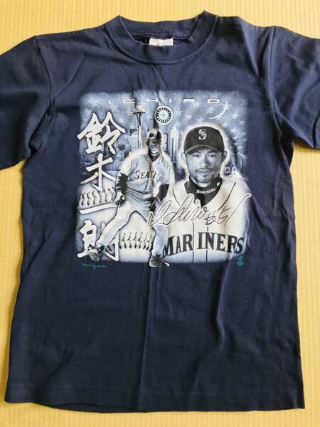 MLB マリナーズ Tシャツ 51 イチロー 紺 M
