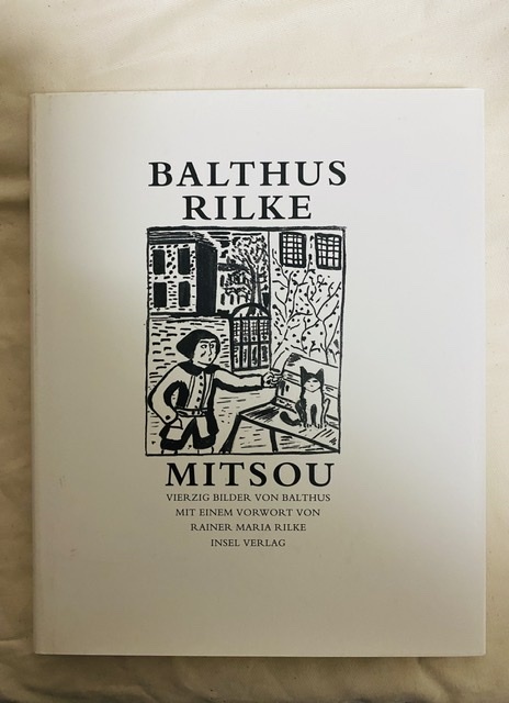 Немецкая версия Insel Balthus Rilke Mitsou 1995 Немецко-французский, рисование, Книга по искусству, Сборник работ, Книга по искусству