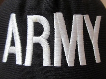 90's USA製 US ARMY EAGLE CREST 刺繍 キャップ ブラック アメリカ陸軍United States Army U.S. ミリタリー 軍物CAP帽子 ヴィンテージ 装備_画像8
