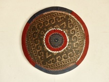 プリミティブなラタン編みの飾り物　南国インドネシア　ガーデニング　南国インテリア　0626b_画像1