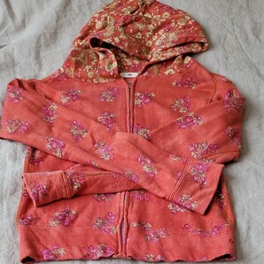 45rpm 花柄パーカー size1