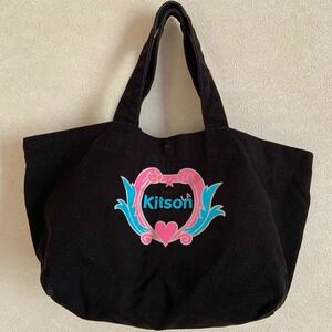 kitson Kitson Mini tote bag tote bag lady's bag black black Logo 